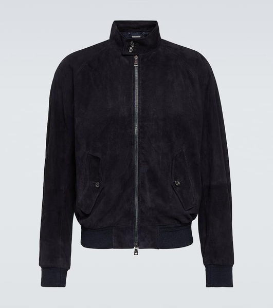 Torrence suede bomber jacket