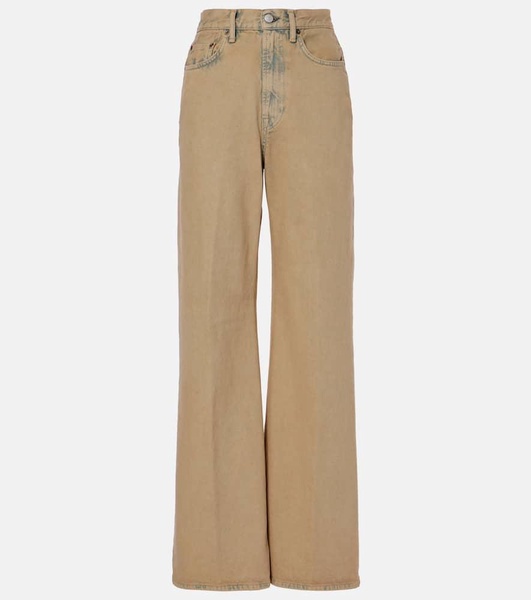 2022F high-rise wide-leg jeans