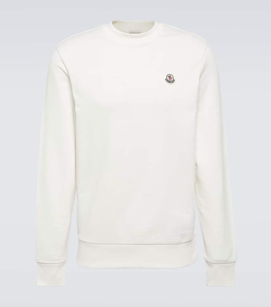 logo-patch long-sleeve sweatshirt 