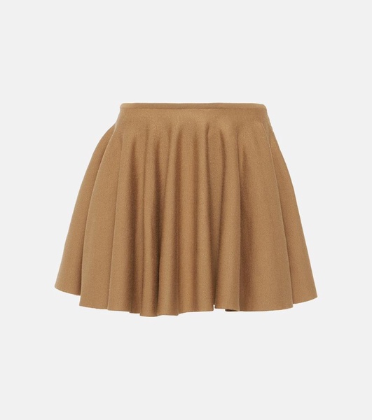 Ulli wool-blend miniskirt