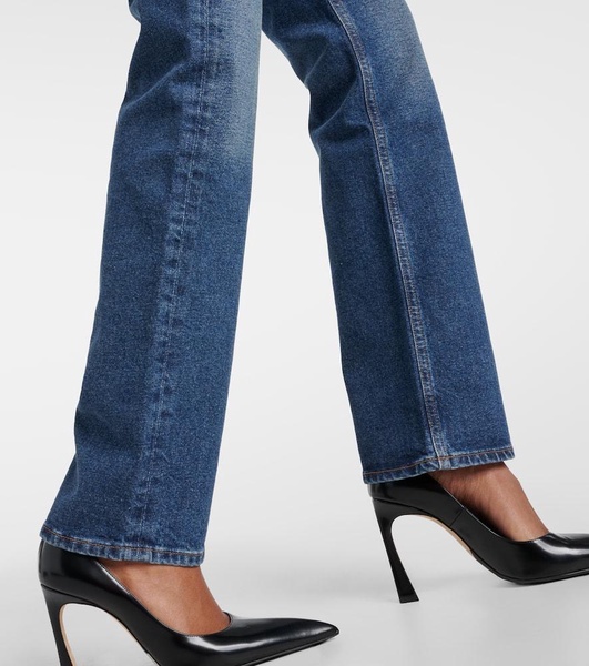 Zurie mid-rise straight jeans