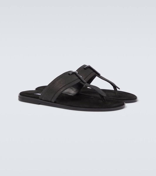 Brighton leather thong sandals