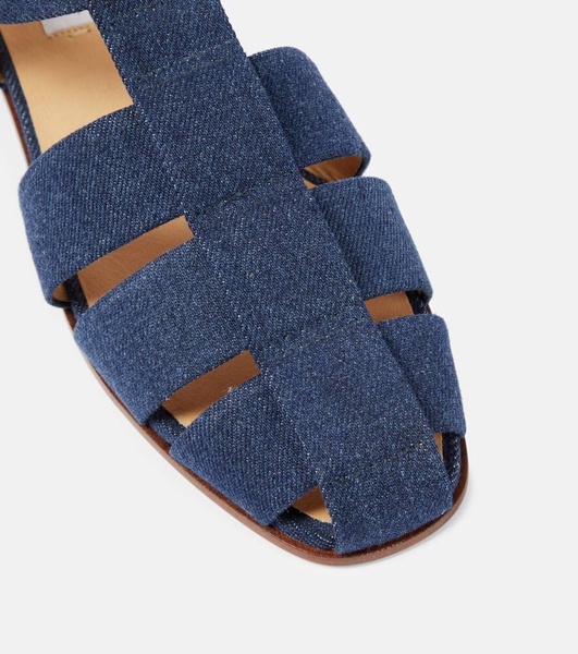 Lynn denim sandals 