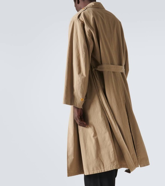 Montrose cotton and linen trench coat