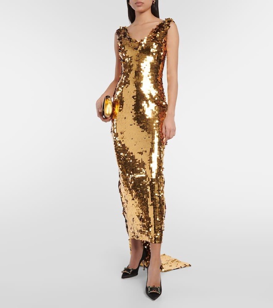 Jacira sequined gown