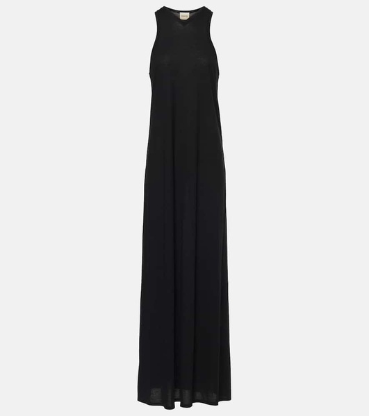 Vernetta cotton-blend jersey maxi dress