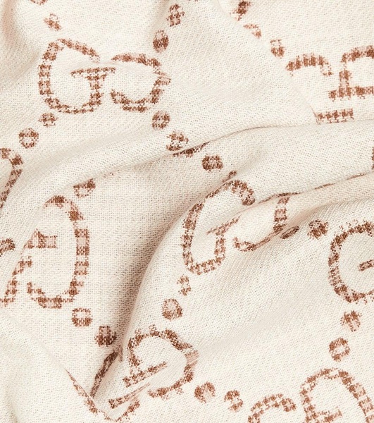 GG wool-blend jacquard scarf