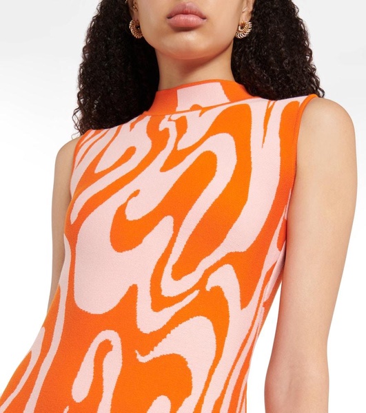 Teglia printed midi dress