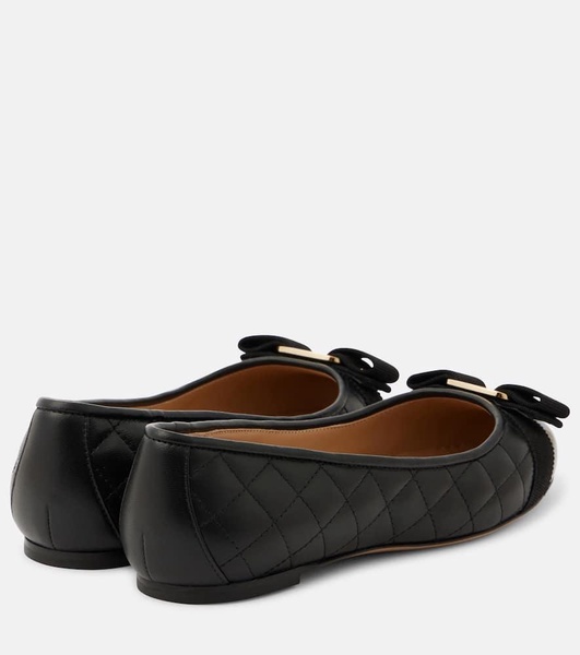 Varina quilted leather ballet flats