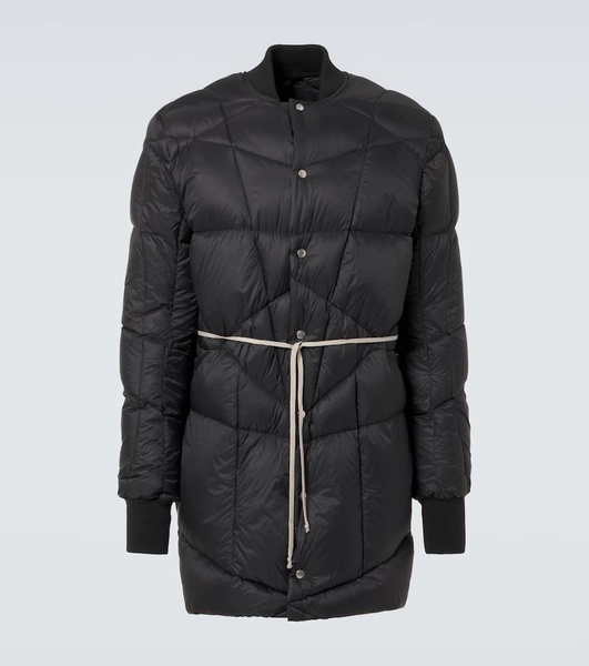 Flight quilted down jacket