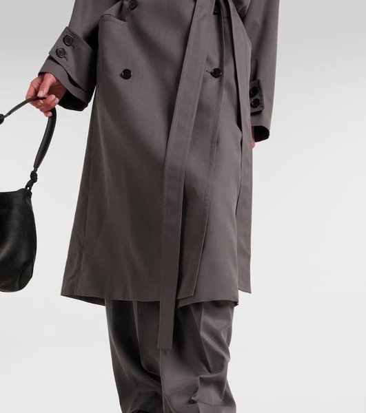 Eric silk trench coat