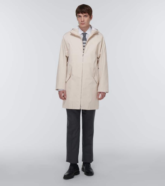 Waterproof cotton twill parka