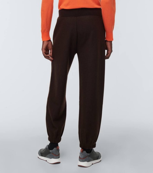 Cashmere-blend sweatpants