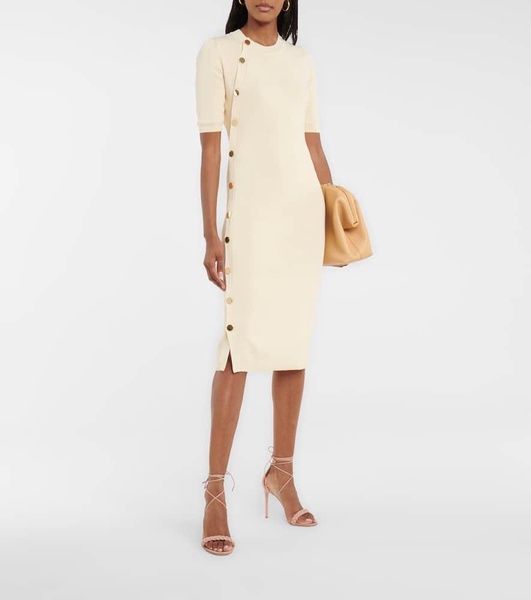 Minamoto ribbed-knit midi dress