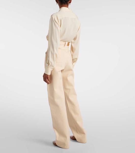 Etienne high-rise wide-leg jeans