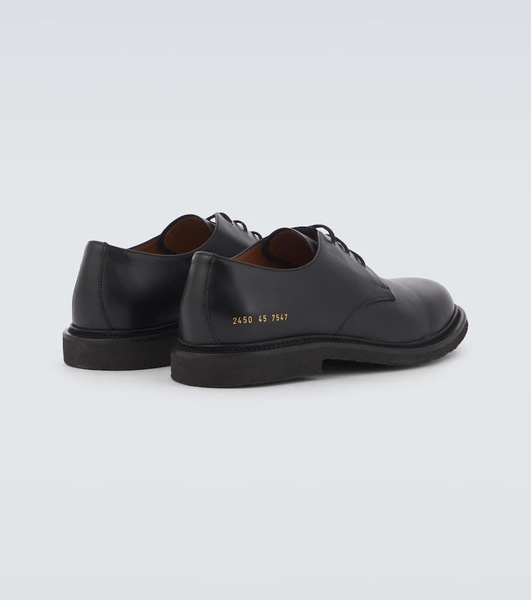 Officers leather Derby shoes