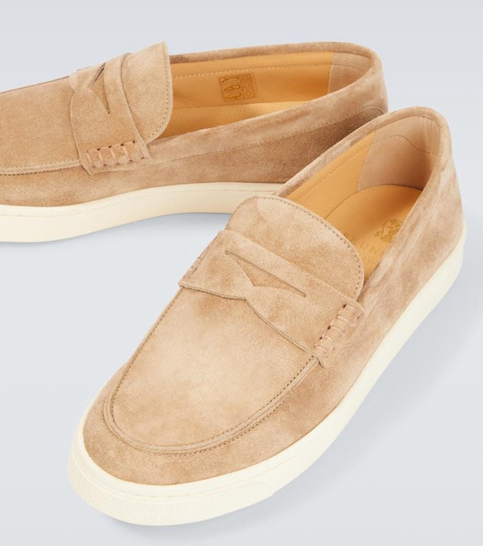 Suede loafers