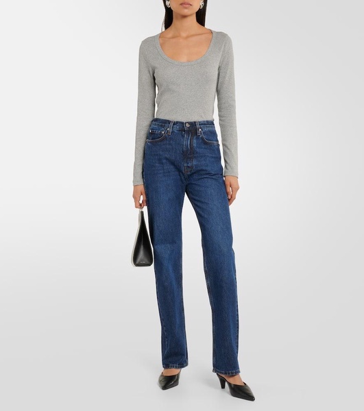 Classic Cut mid-rise straight jeans