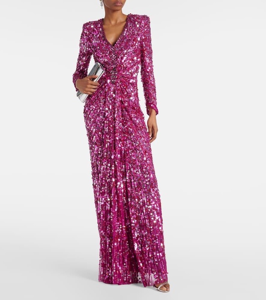 Gazelle sequined gown