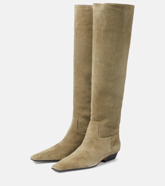 Marfa suede knee-high boots