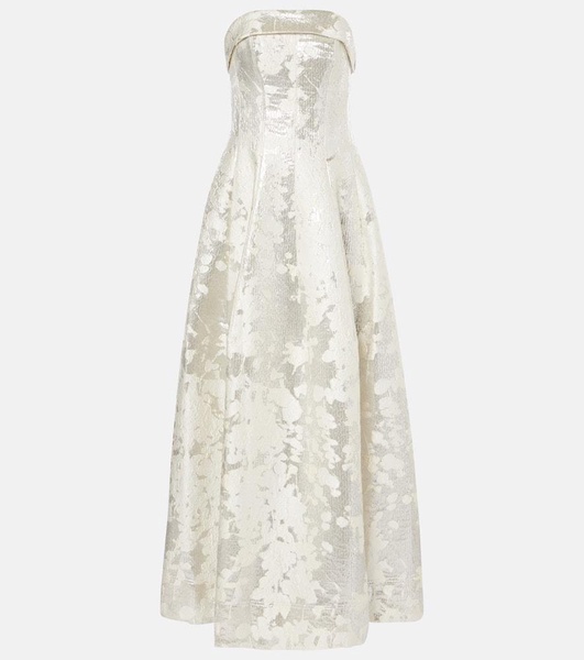 Octavia Lamé Jacquard Corset gown