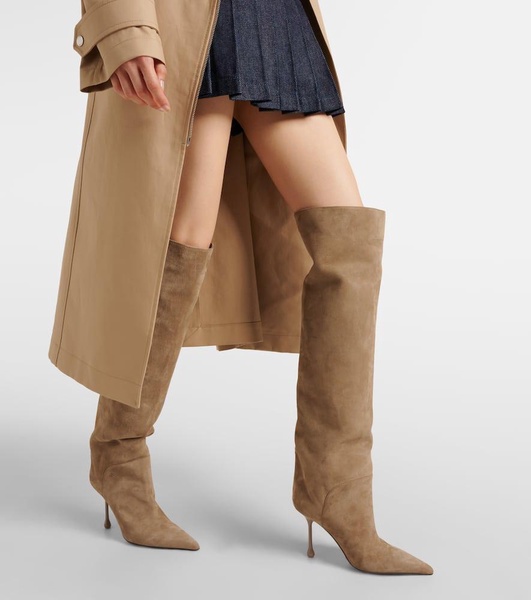 Cycas suede over-the-knee boots