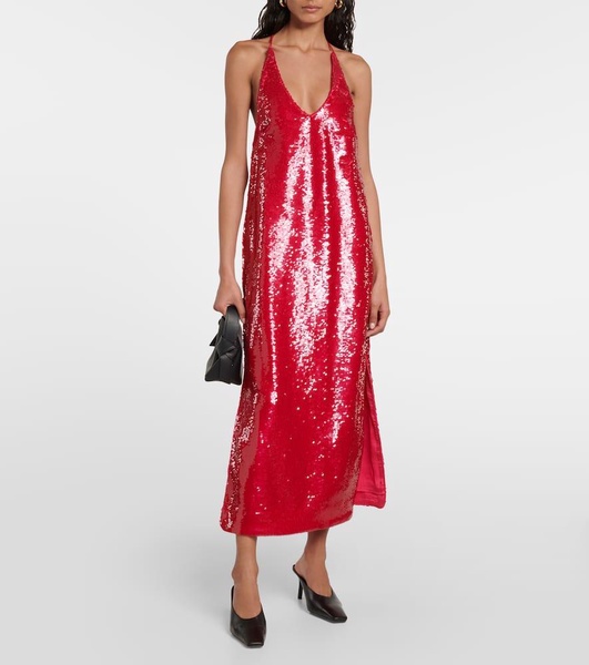 Sequined midi dress