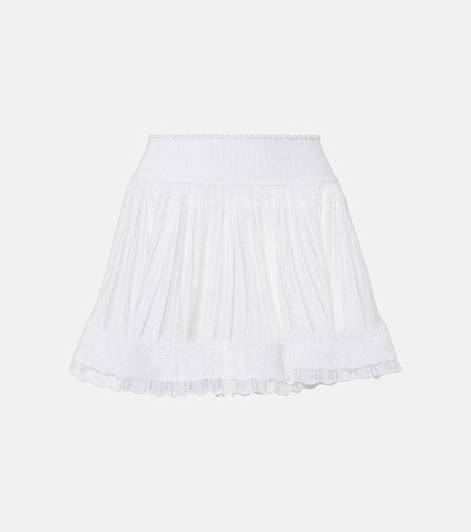 Crinoline pleated shorts