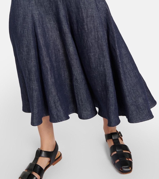 Linen maxi skrit