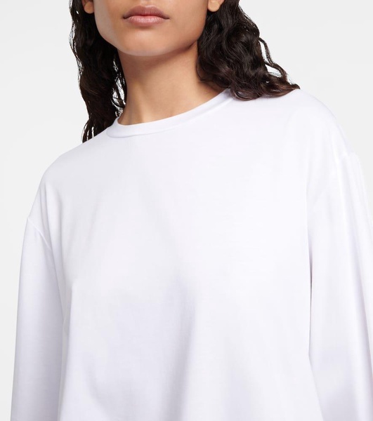 Ciles long-sleeved cotton top