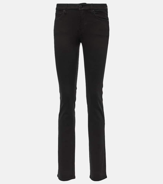 High-rise straight jeans