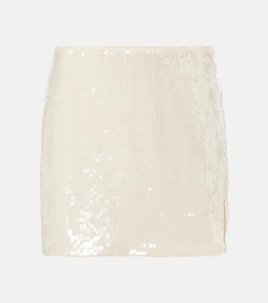 Sequined miniskirt