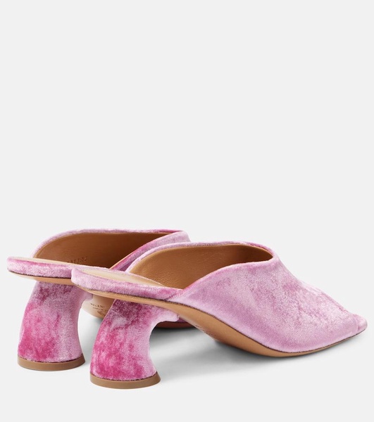 65 velvet mules