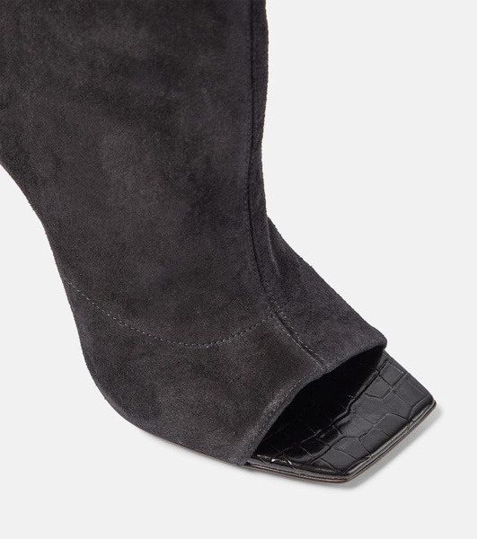 Amanda 105 suede over-the-knee boots