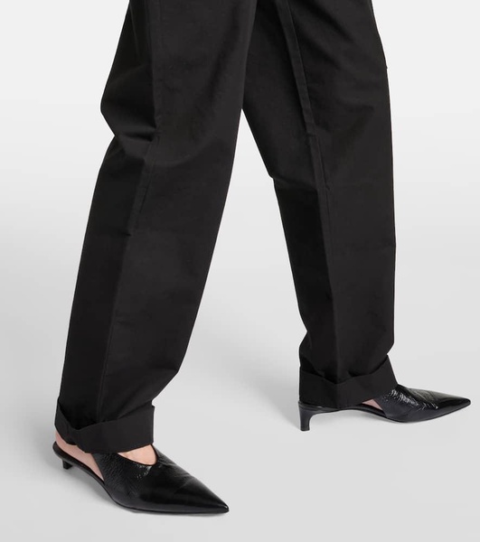 White Label Octavia cotton-blend straight pants