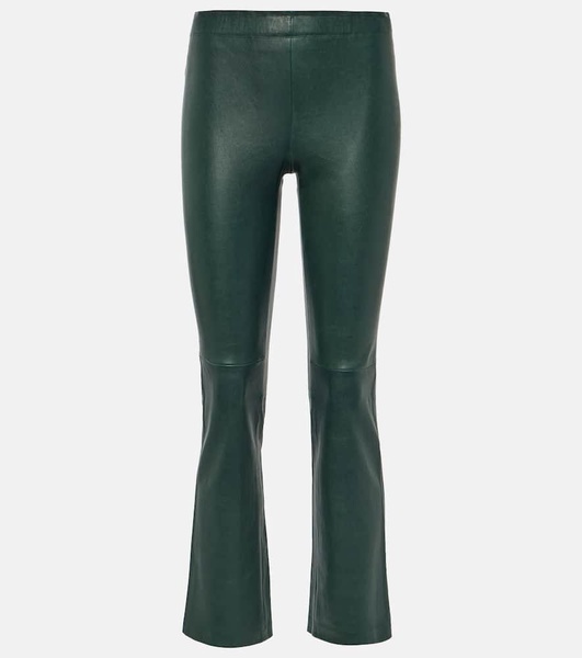 JP Twenty leather flared pants