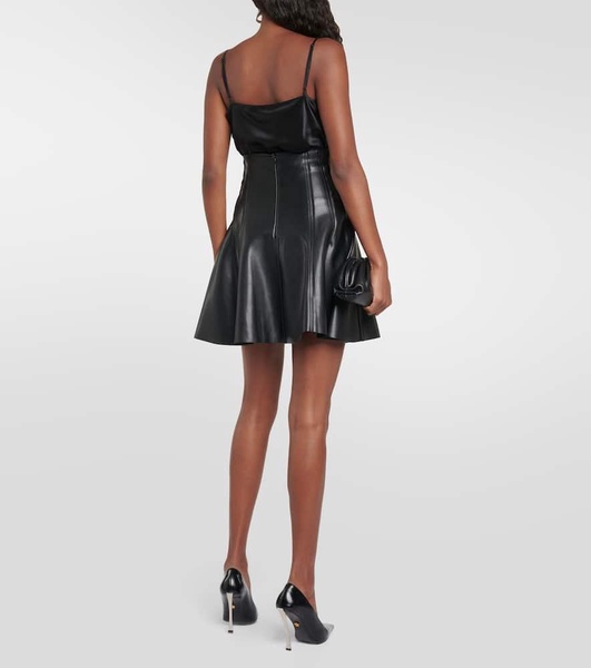 Grace faux leather miniskirt