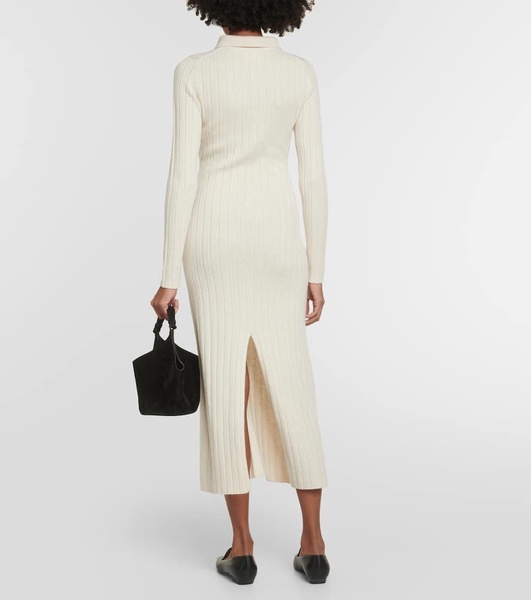 Hans ribbed-knit cashmere maxi dress