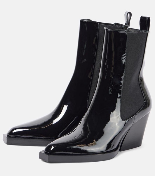 Drew patent leather ankle boots