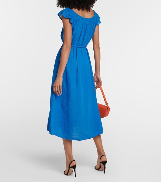 Justine cotton midi dress