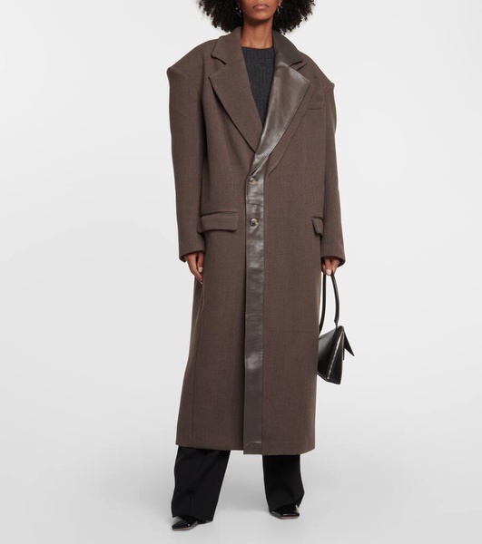 Dundee oversized wool-blend coat