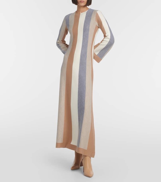 Quinlan wool and cashmere maxi dress