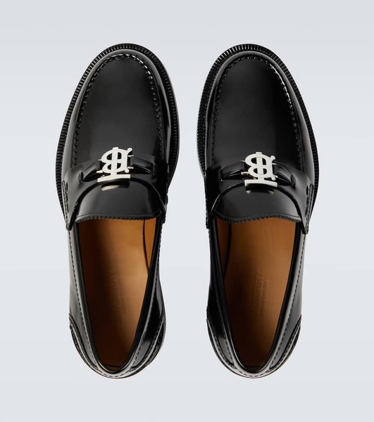 Polished leather loafers