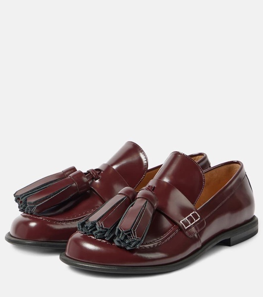 Tassel leather loafers