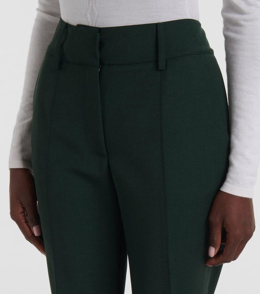 Rhein wool flared pants