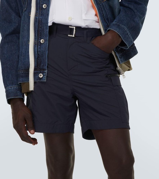 Taffetta Bermuda shorts