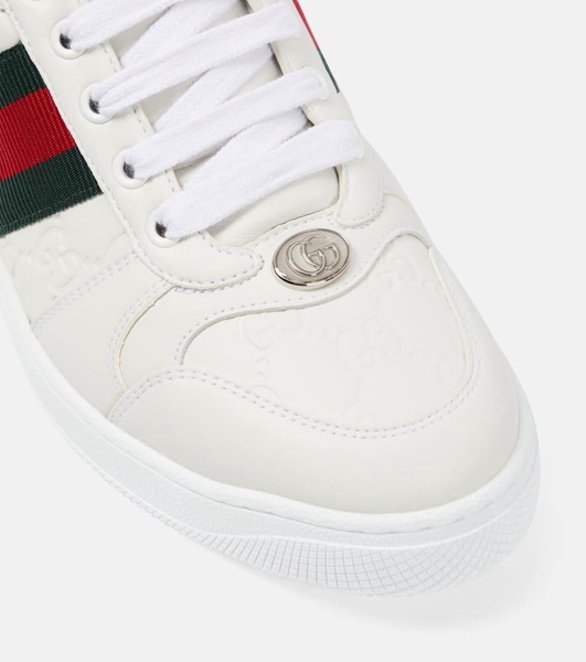 Screener leather sneakers