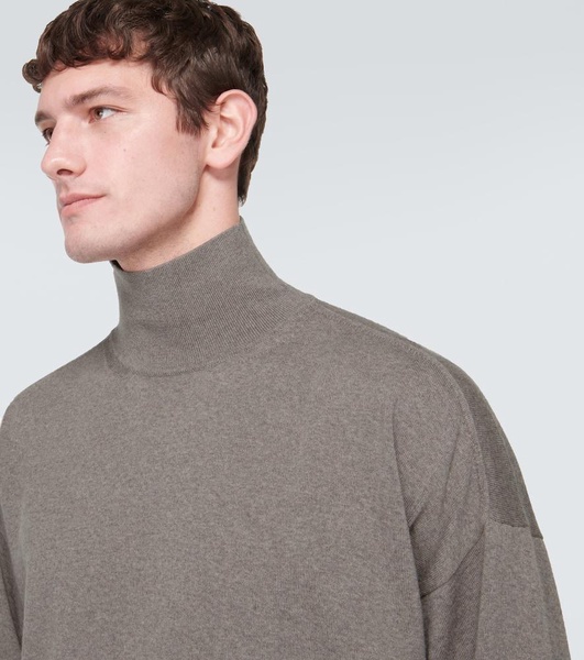 Wool turtleneck sweater