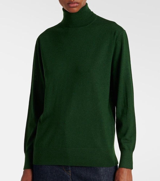 Wool turtleneck sweater