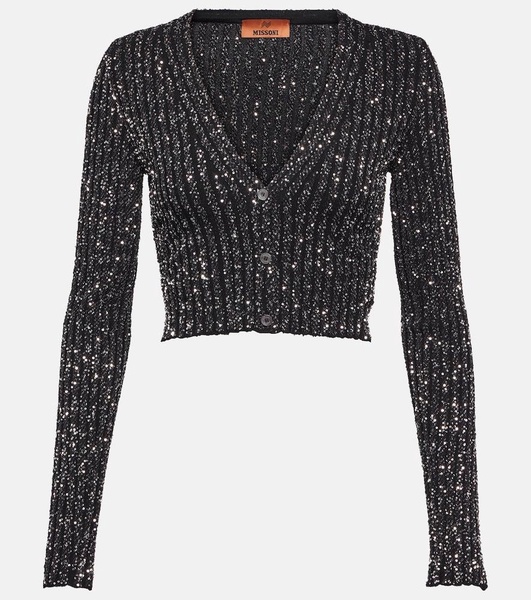 Sequined cardigan